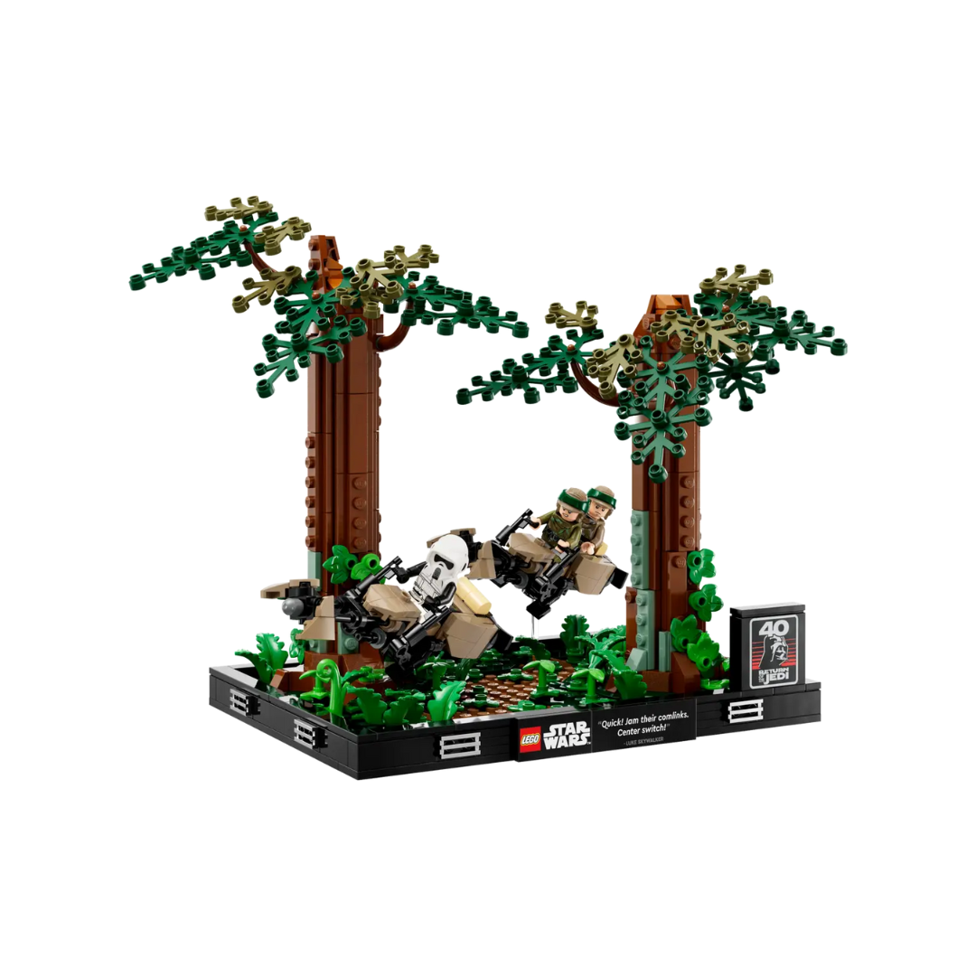 LEGO® 75353 Endoro™ greitaeigio motociklo gaudynių diorama