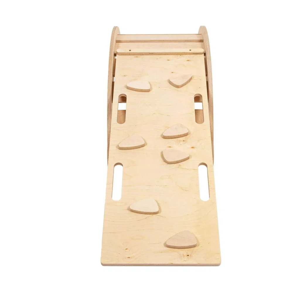 Didelis "Dream Rocker Classic Wood & Ladder" su pilka pagalve