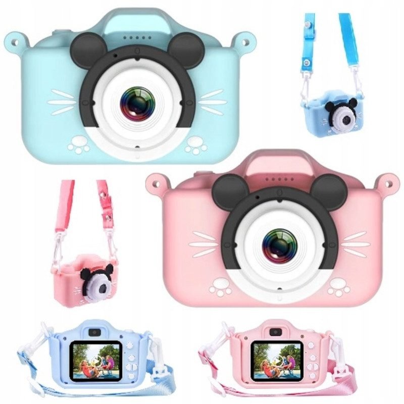 Vaikiškas fotoaparatas Mikis + SD micro 32GB