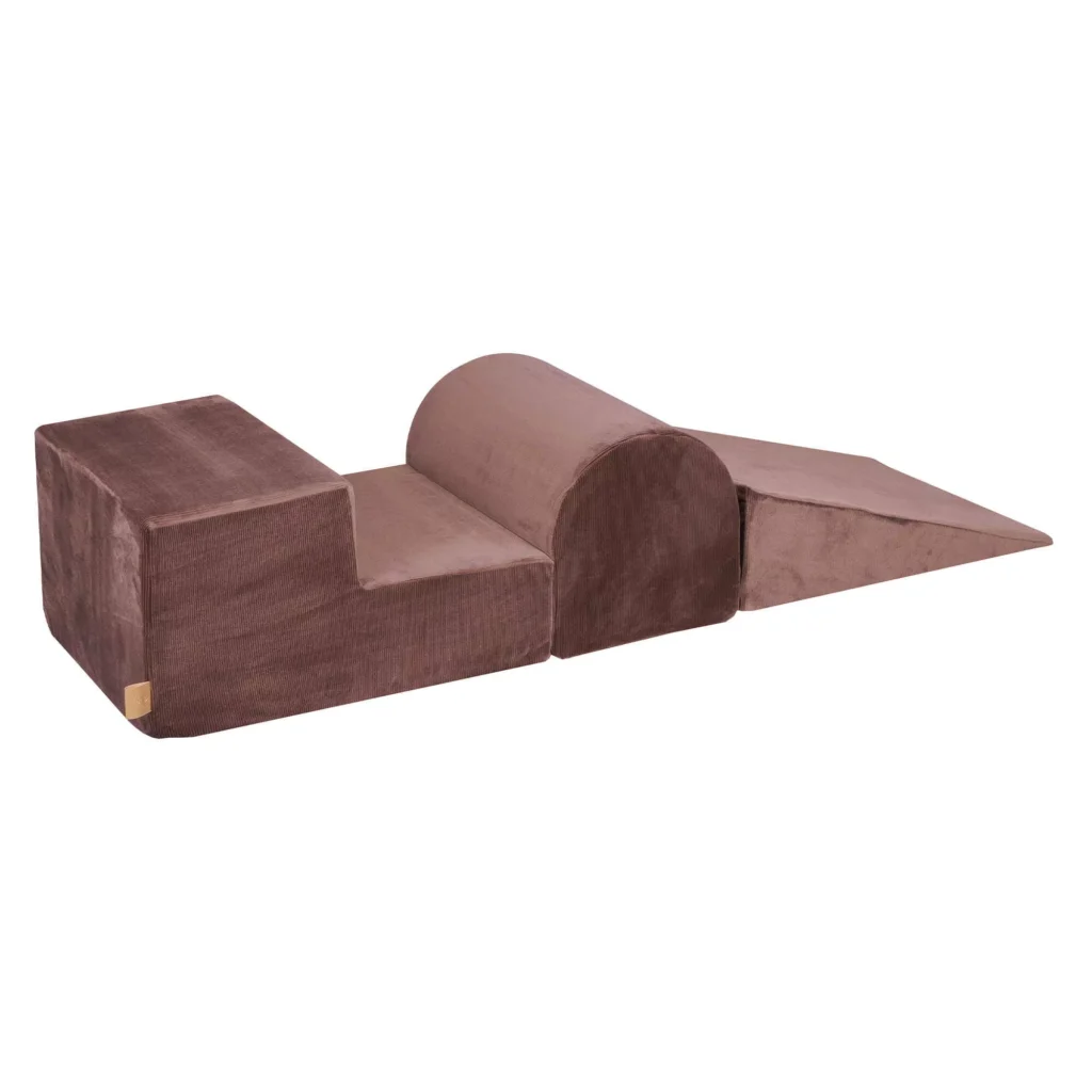 Putų 3 elementų žaidimų rinkinys, aksominis velvetas, šokoladas