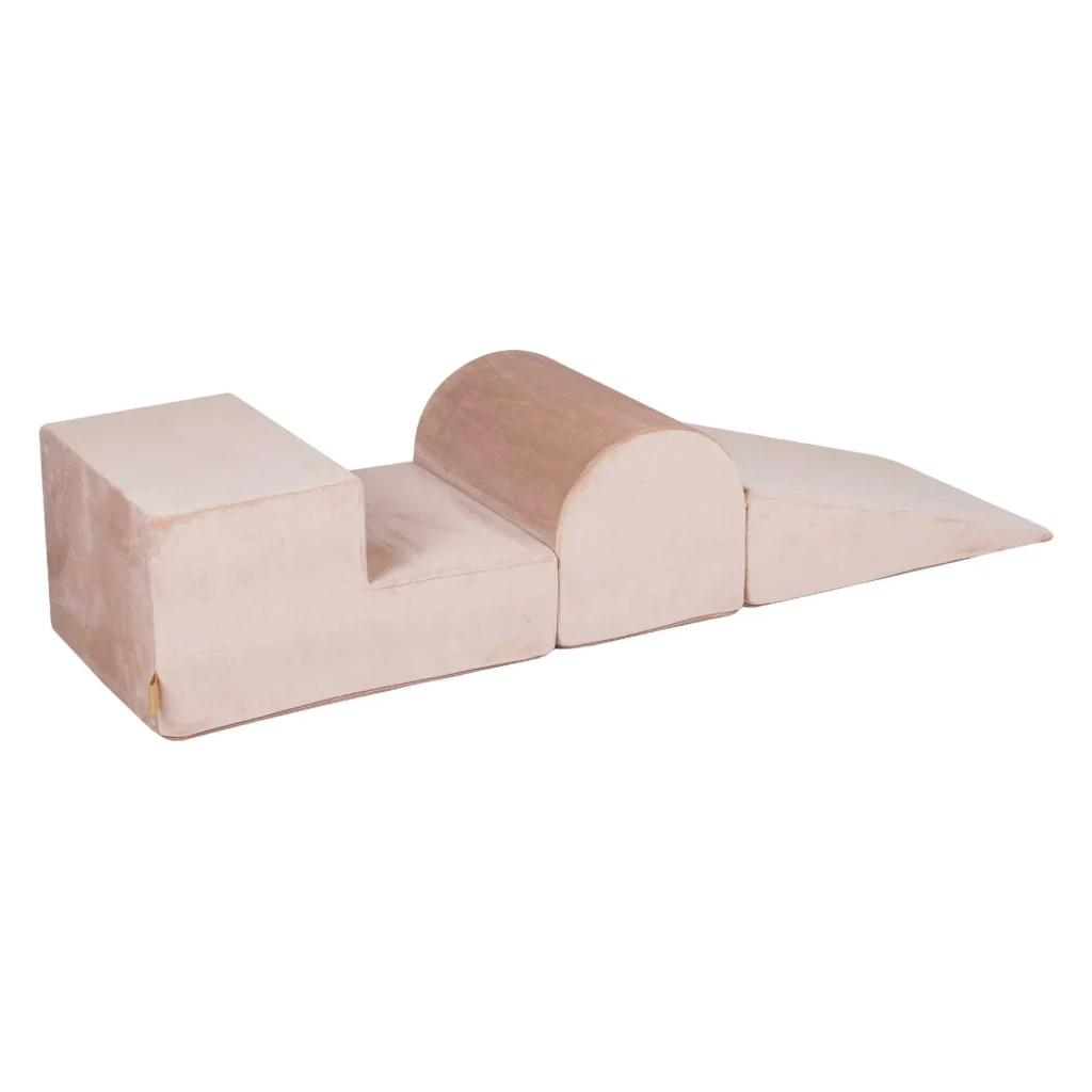 Putų 3 elementų žaidimų rinkinys, aksominis velvetas, smėlis