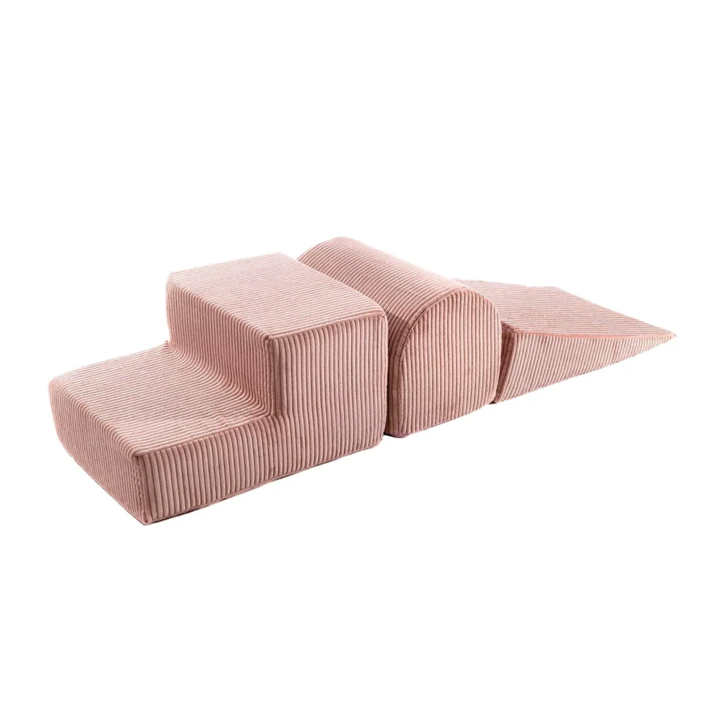 "Aesthetic Foam" 3 elementų žaidimų rinkinys, velvetas, rožinis