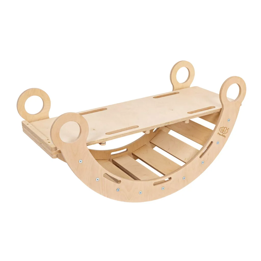 Vidutinio dydžio "Dream Rocker Classic Wood & Slide