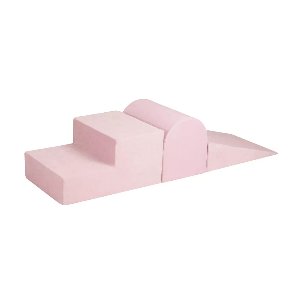 Žaidimų rinkinys iš putų 3 elementų, aksominis, rožinės spalvos, "Power Pink