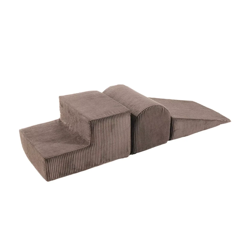 "Aesthetic Foam" 3 elementų žaidimų rinkinys, velvetas, rudas