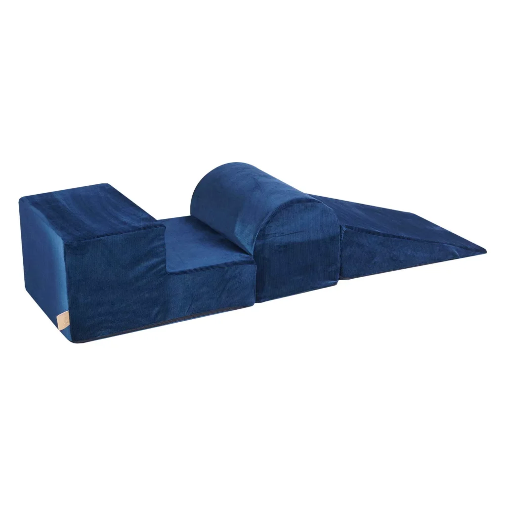 Putų 3 elementų žaidimų rinkinys, aksominis velvetas, mėlyna jūros spalva