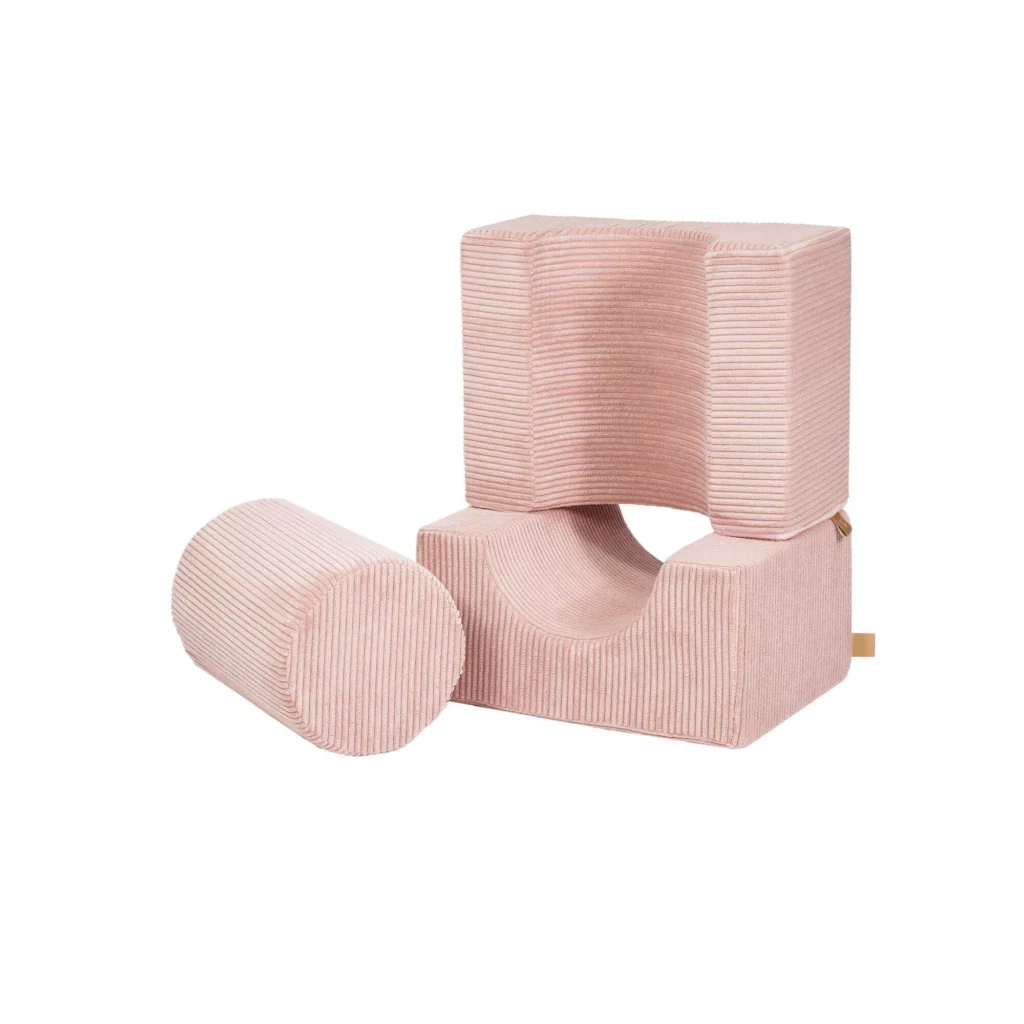 "Aesthetic Shape" rinkinys, 3 elementai, rožinė pudra