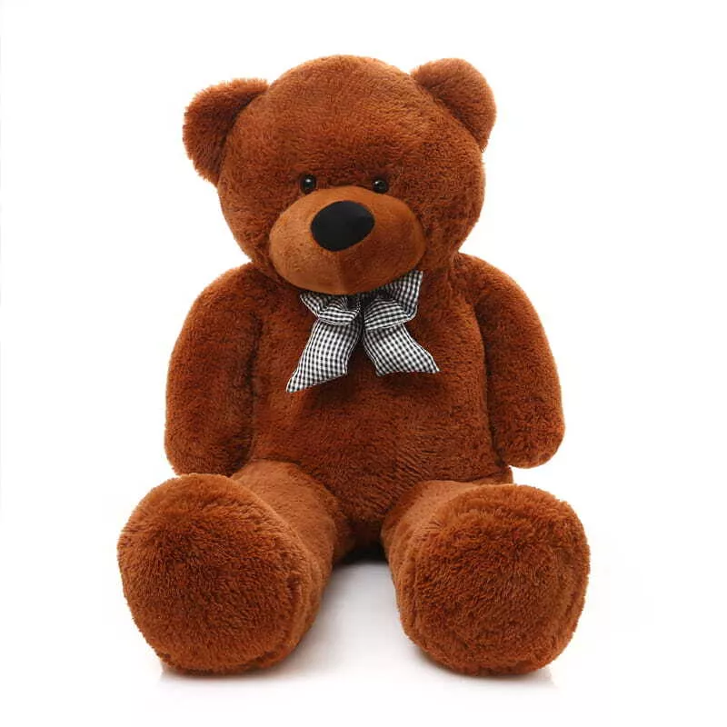 TEDDY Bear Giga 180cm tamsiai rudos spalvos