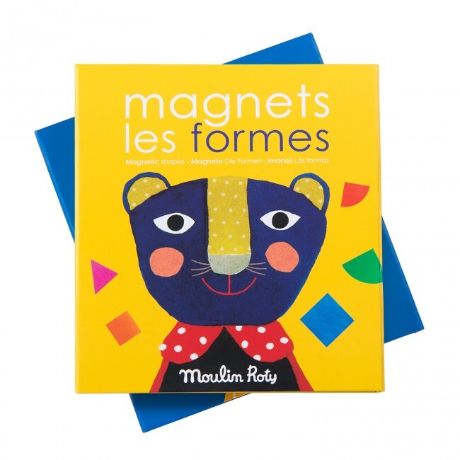 Moulin Roty - Magnetinis žaidimas -Magnetic game - Shapes Les Popipop
