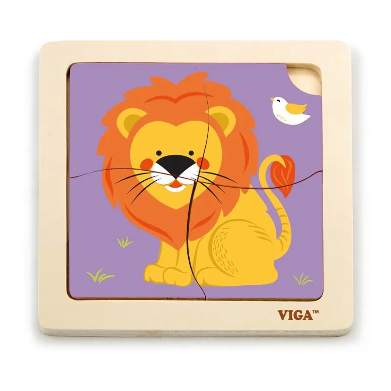 Viga 51316 dėlionė su padėkliuku, Liūtas