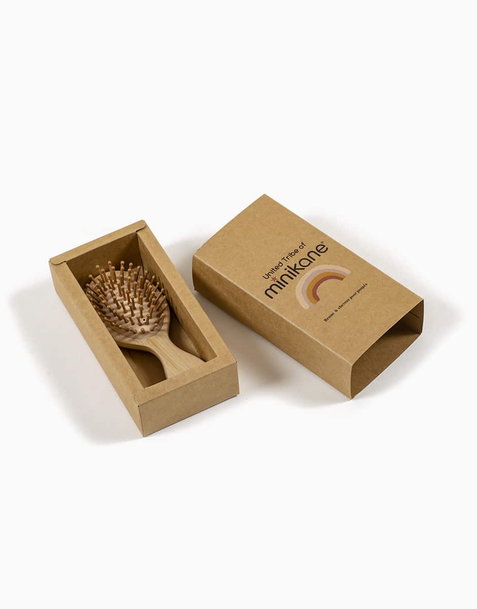 Minikane - šukos lėlėms - Wooden hairbrush