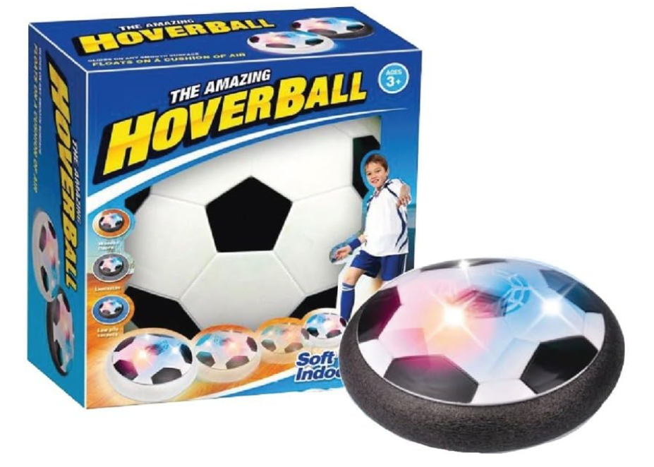 Šviečiantis oro futbolo kamuolys