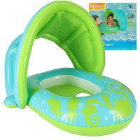 BESTWAY 34091 Pripučiamas pontonas su stogeliu, žalias