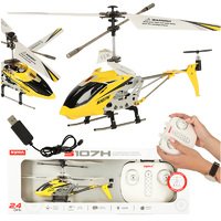 Nuotoliniu būdu valdomas sraigtasparnis RC SYMA S107H 2.4GHz RTF geltonas