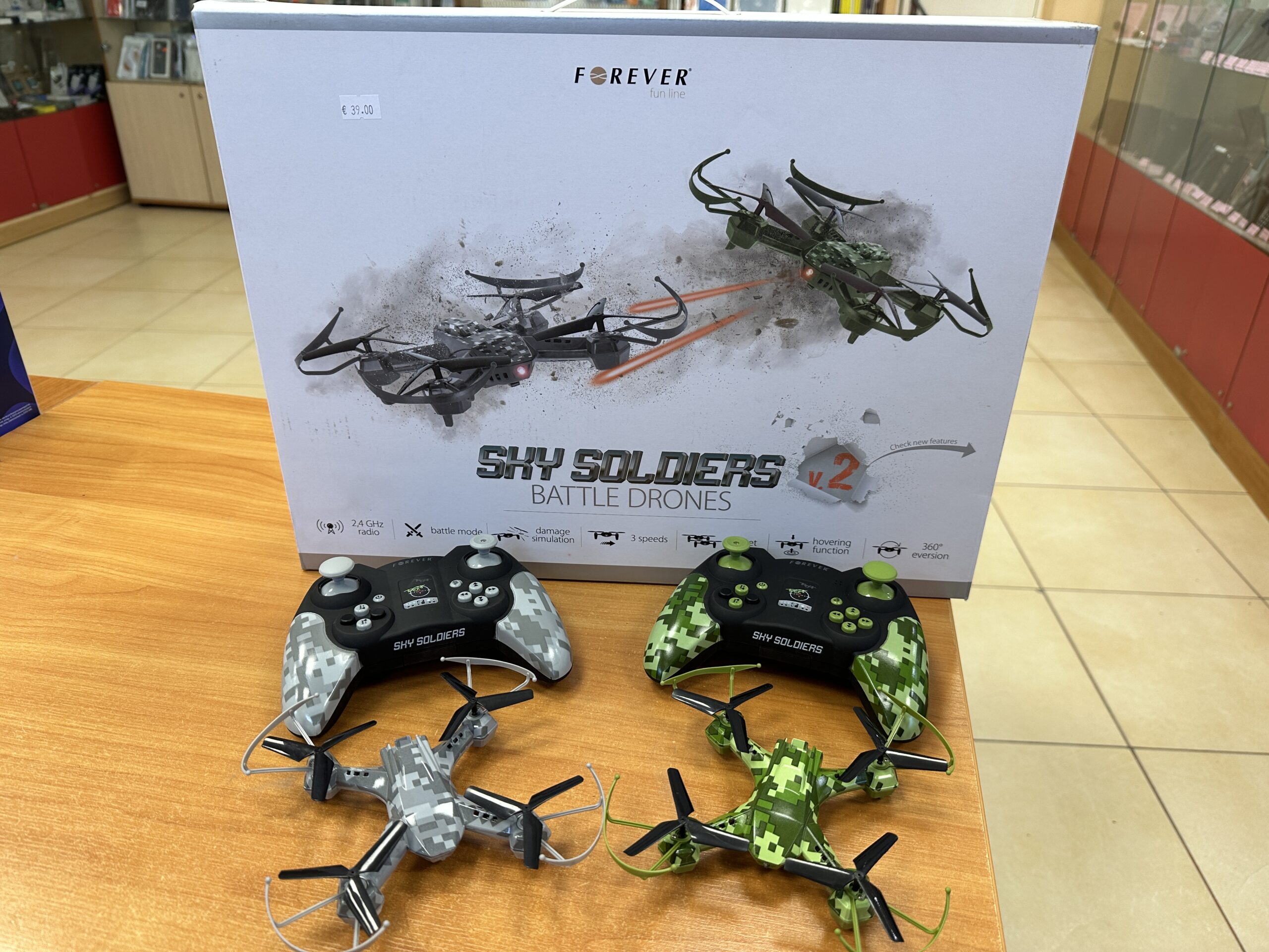Vaikiški dronai Forever Sky Soldiers  V2