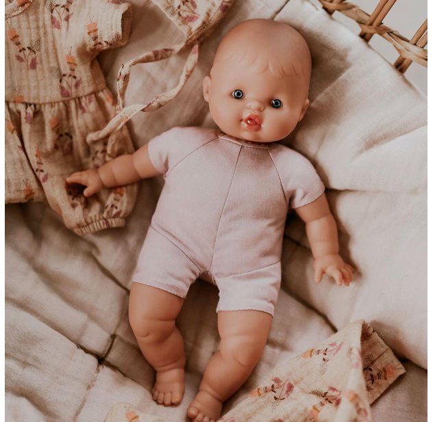 MINIKANE - GARANCE - Vintažinė lėlė minkštu kūnu
