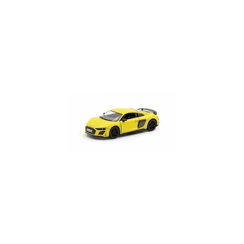 KiNSMART automobilis, 2020 Audi R8 Coupé, geltonas