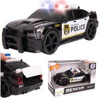 Žaislinis Policijos automobilis su šviesa, garsu ir atidaroma bagažine