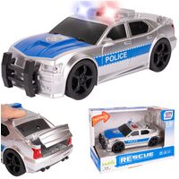 Žaislinis Policijos automobilis su šviesa, garsu ir atidaroma bagažine