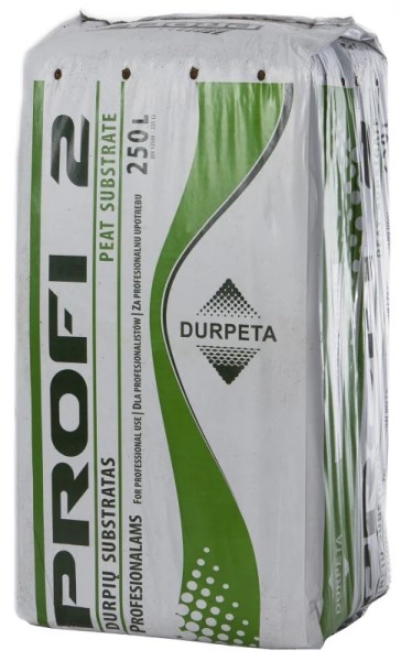 Durpių substratas su moliu PROFI mix 2 250 l Durpeta