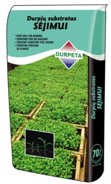 Durpių substratas sėjimui 70 l