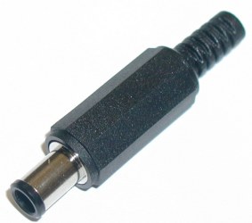 Maitinimo kištukas DC 4.3/6.5 mm su strypeliu 13.5-18.0V (V kl.) kabelinis lituojamas