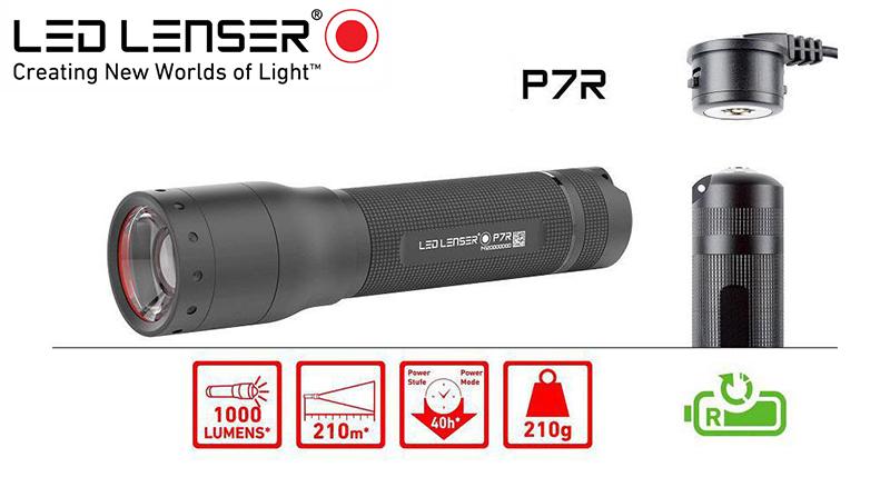 Žibintuvėlis LED LENSER Lenser P7R .