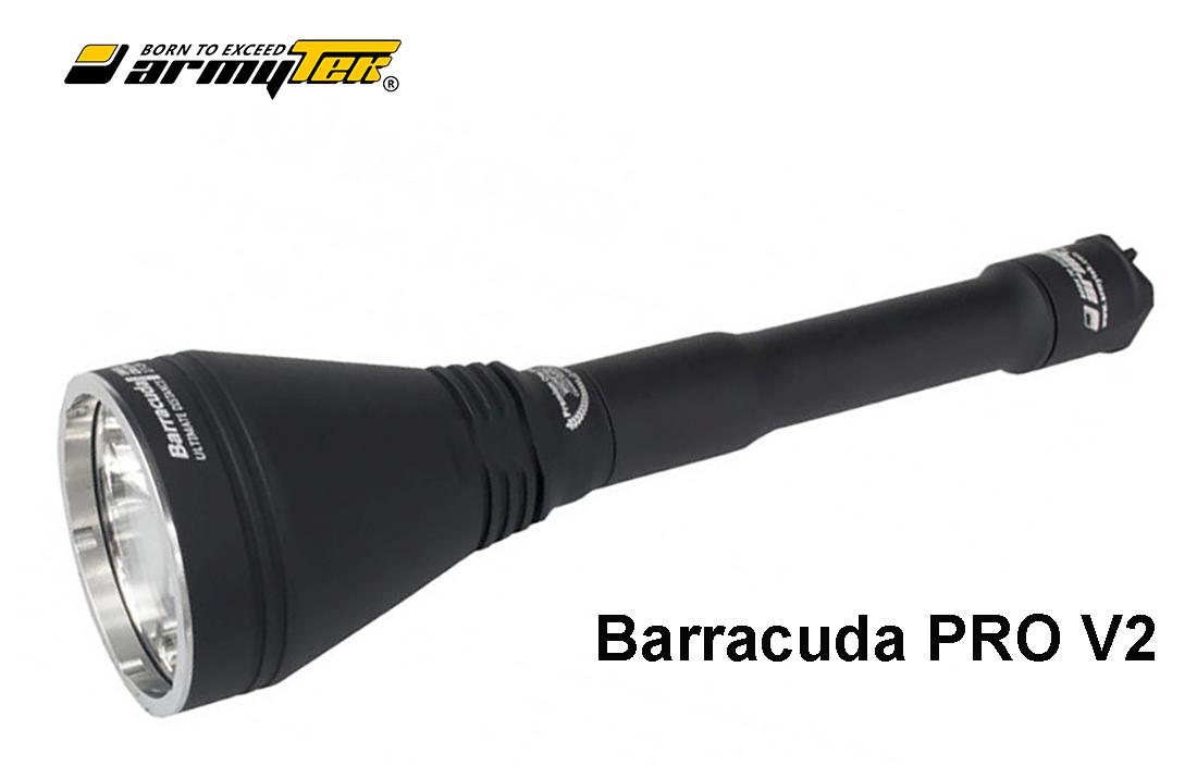 Žibintuvėlis Armytek Barracuda PRO V2 Cold White (Balta šviesa) TLT išsiuntimas 2-4 d.