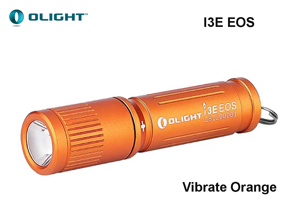 Žibintuvėlis raktų pakabukas Olight I3E EOS Vibrate Orange 90 lm BLT išsiuntimas 1-3 d.