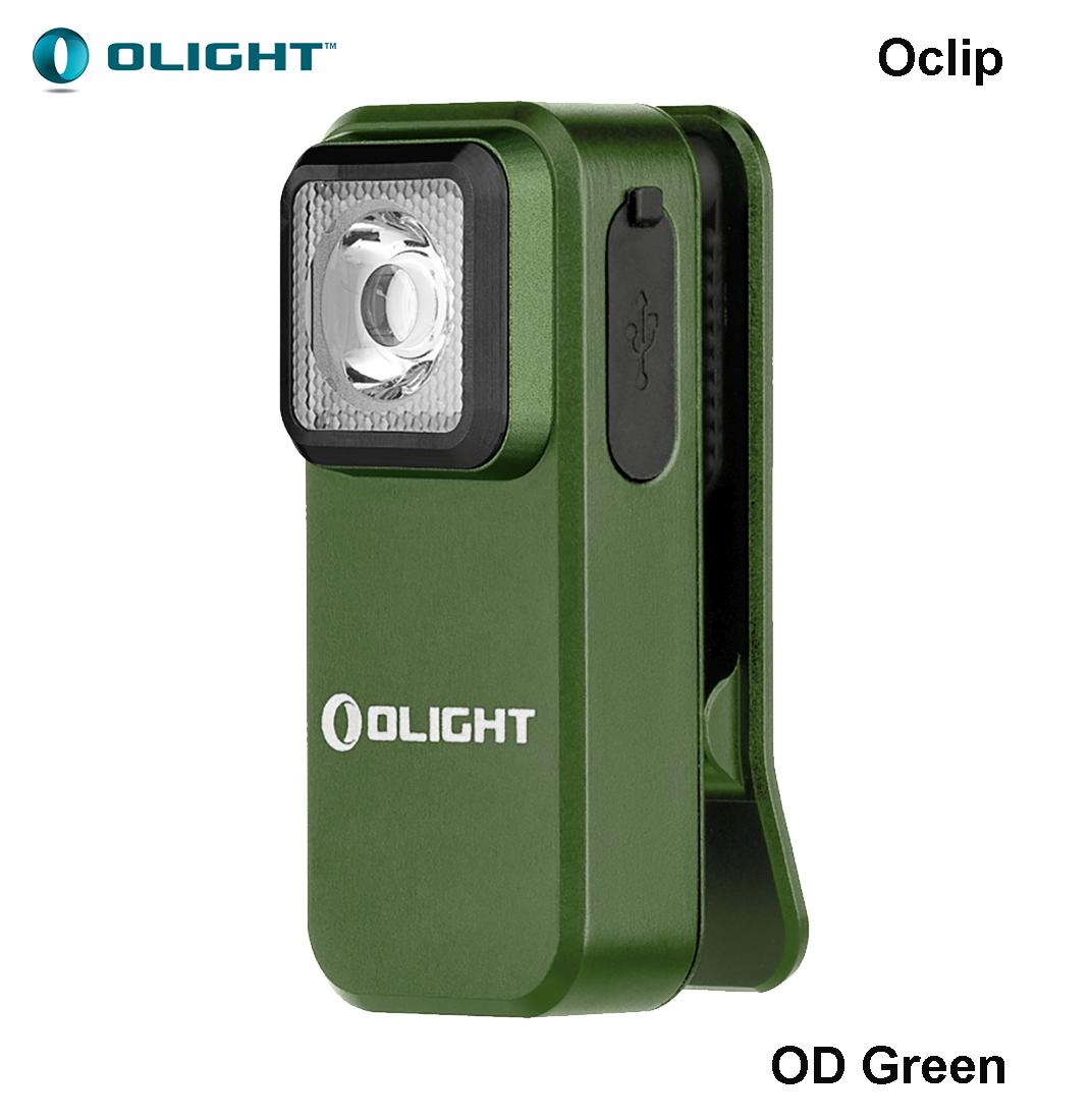 Įkraunamas žibintuvėlis Olight Oclip 300 lm Žalias MLP išsiuntimas 9 d.