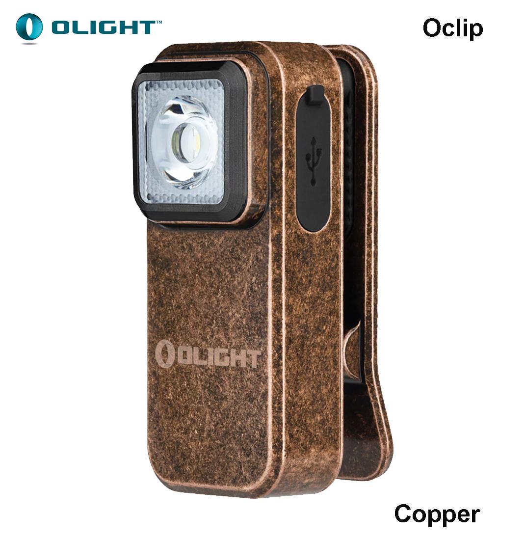 Įkraunamas žibintuvėlis Olight Oclip 300 lm Copper MLP išsiuntimas 9 d.