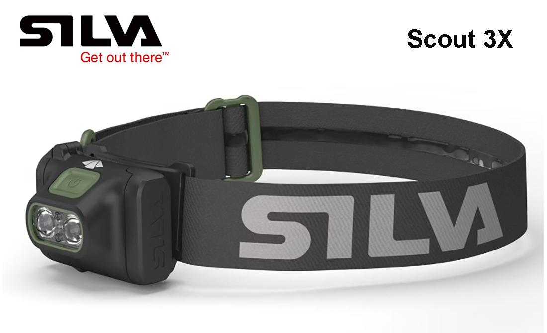 Silva Scout 3X žibintuvėlis ant galvos 300 lm MLP išsiuntimas 9 d.