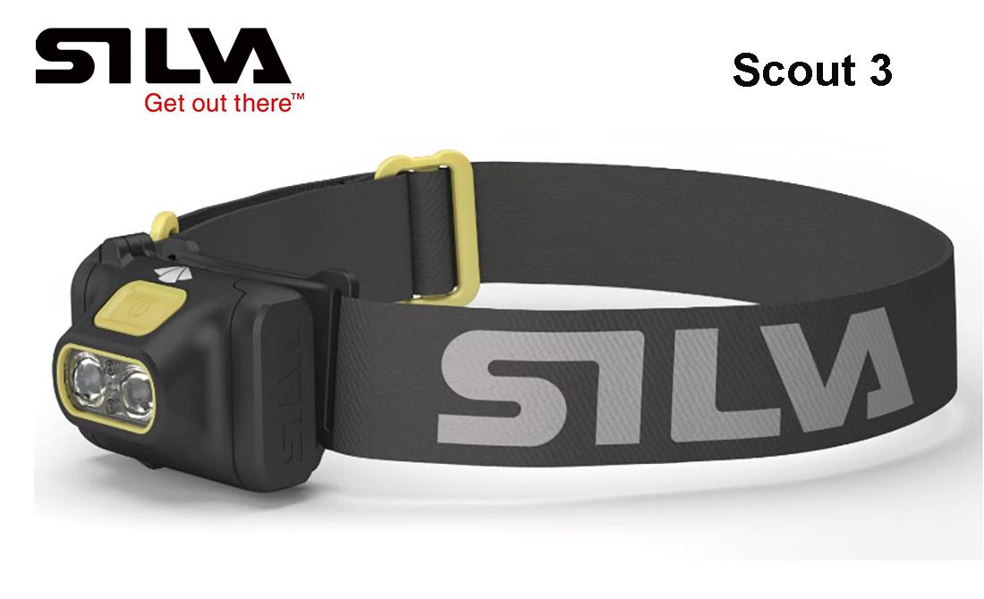 Silva Scout 3 žibintuvėlis ant galvos 220 lm MLP išsiuntimas 9 d.
