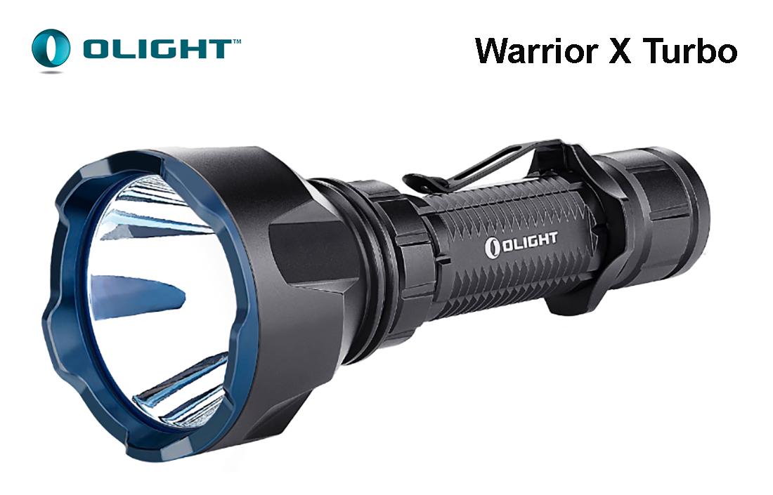 Olight Warrior X Turbo Taktinis Žibintuvėlis juodas 1100 lm MLP išsiuntimas 9 d.