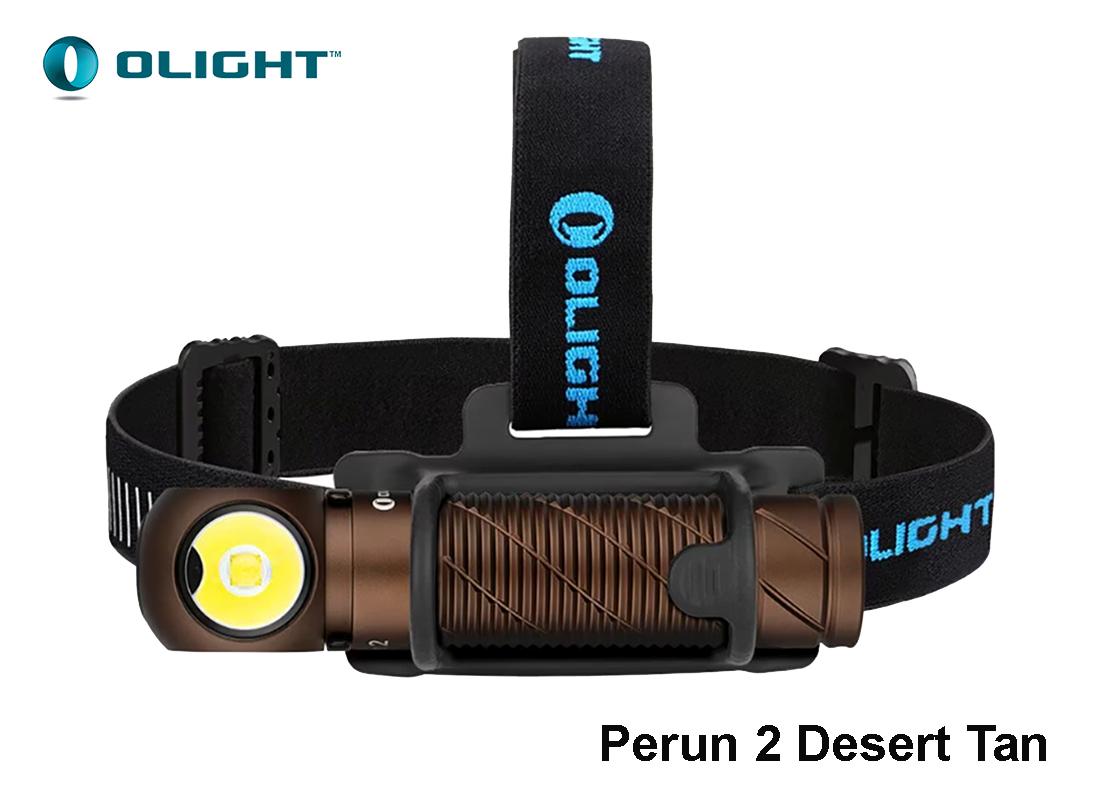 Olight Perun 2 Taktinis Žibintuvėlis 2500 lm Desert Tan MLP išsiuntimas 9 d.