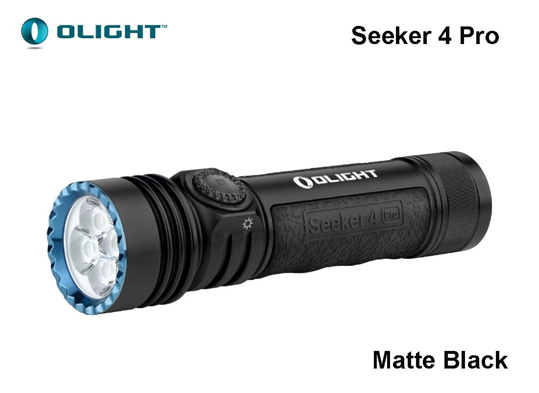 Taktinis-paieškos žibintuvėlis Olight Seeker 4 Pro Matte Black MLP išsiuntimas 9 d.