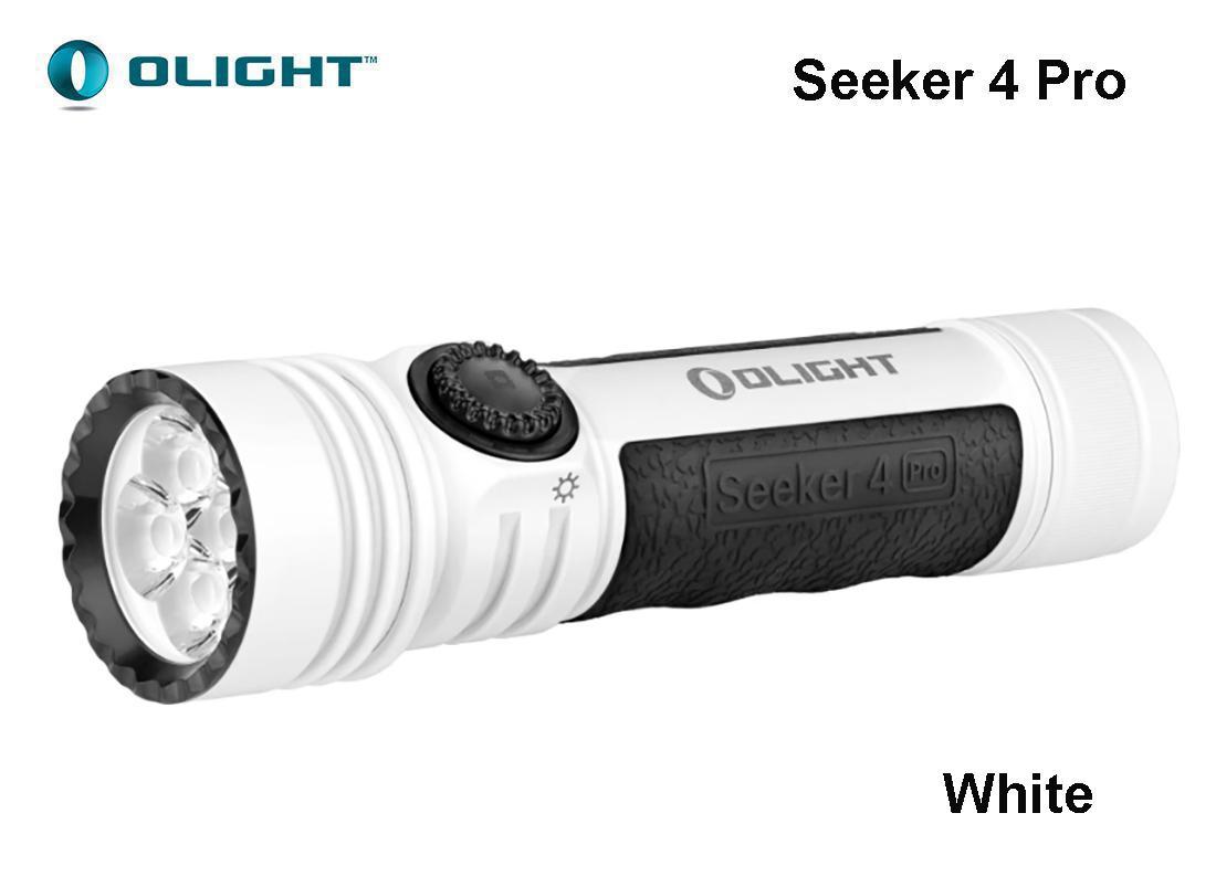 Taktinis-paieškos žibintuvėlis Olight Seeker 4 Pro Baltas MLP išsiuntimas 9 d.