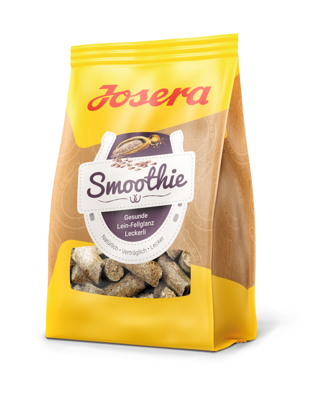 Josera Healthy flax fur shine treats (Smoothie) skanėstai žirgams 900 g