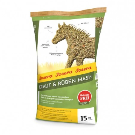 Josera Flax&Fibre Mash pašaras žirgams 15 kg