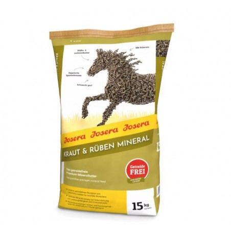 Josera Flax & Fibre Mineral pašaras žirgams 15 kg