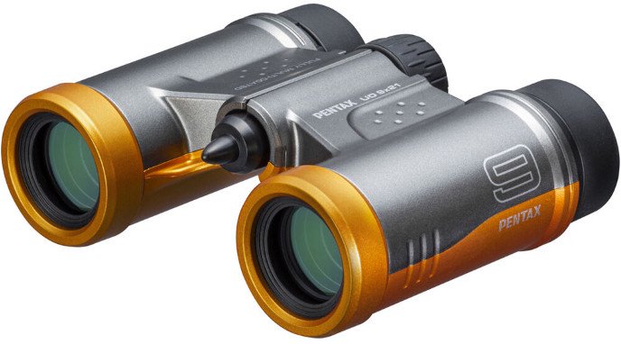 Žiūronai PENTAX binoculars UD 9x21, grey/orange