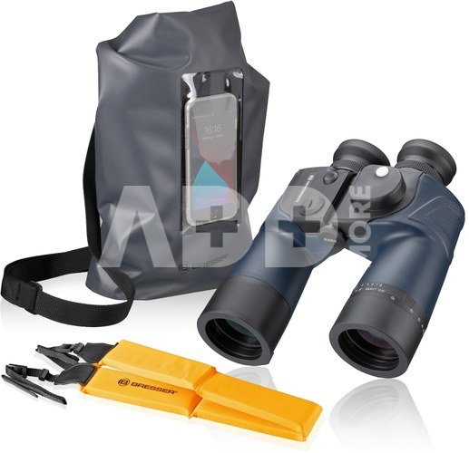 BRESSER 7x50 BinoSail buriavimo žiūronai su kompasu