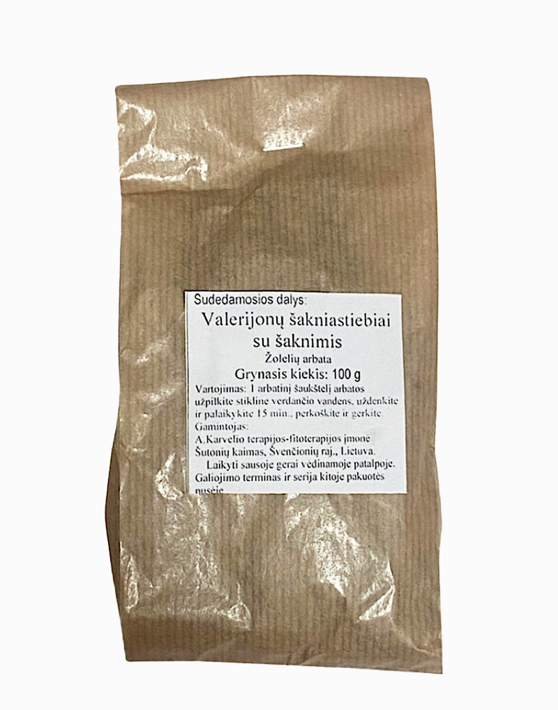 Valerijonų šakniastiebiai su šaknimis 100g.