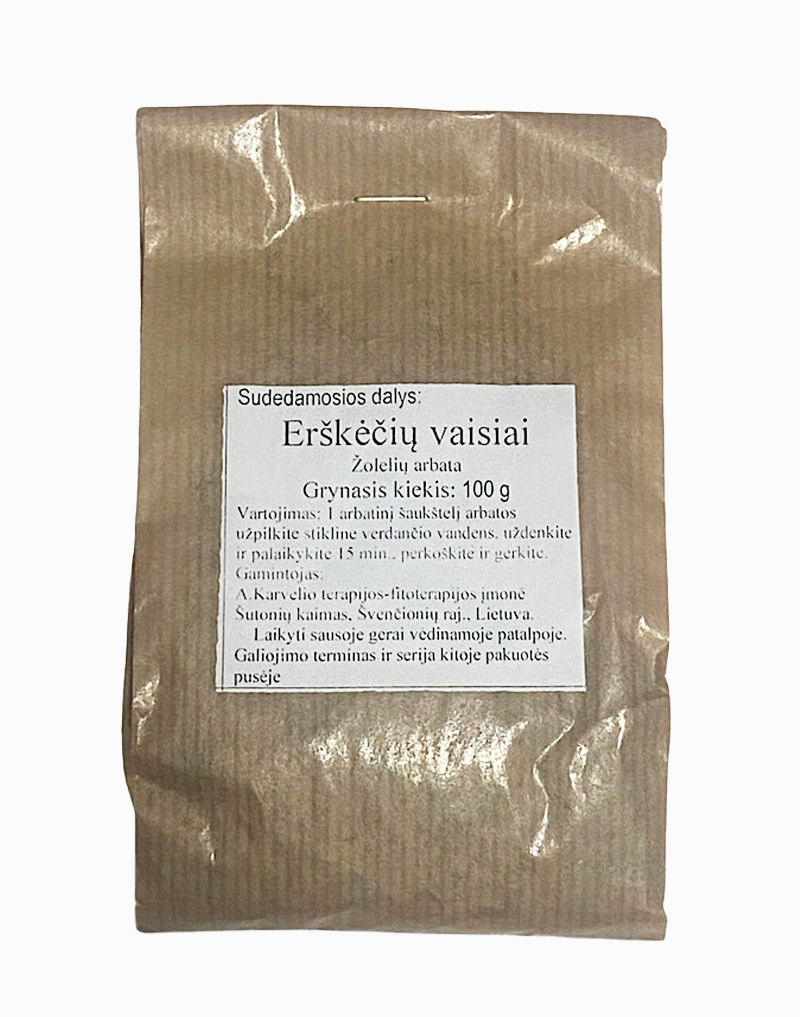 Erškėčių vaisiai 100g.