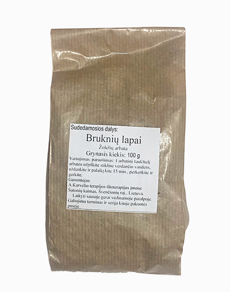 Bruknių lapai 100g.