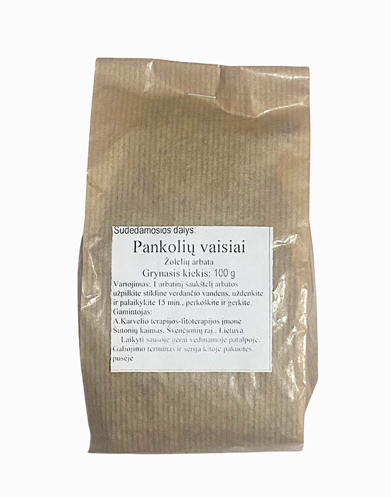 Pankolių vaisiai 100g.