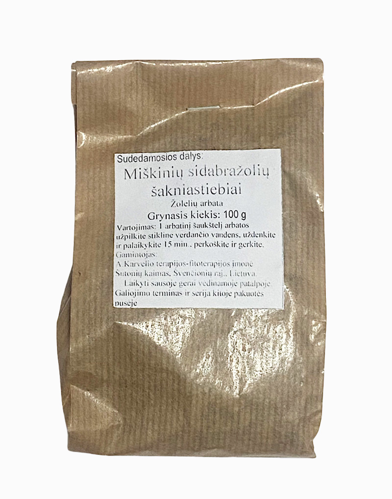 Sidabražolių miškinių šakniastiebiai 100g.