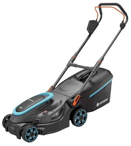 Akumuliatorinė vejapjovė GARDENA PowerMax 37/36V P4A, 2 x 18 V, 2 x 4,0 Ah, 37 cm, 45 l