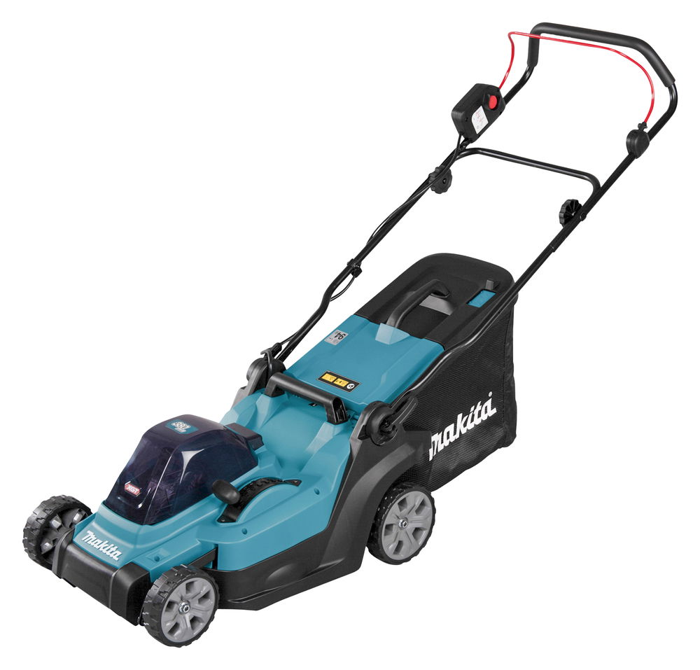 Akumuliatorinė vejapjovė MAKITA XGT LM004GM103, 40 V, 4,0 Ah, 43 cm, 50 l