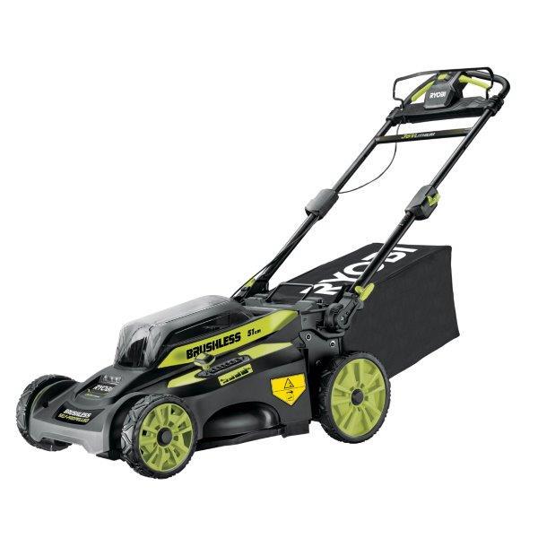 Akumuliatorinė vejapjovė RYOBI RY36LMX51A-160, 36 V, 6,0 Ah, 51 cm, 55 l, savaeigė